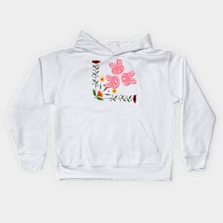 cute  anime flowers Kids Hoodie